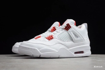 CT8527-112 RED 4 JORDAN RETRO METALLIC AIR 0805